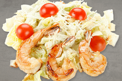 Цезарь с креветками Цезарь с креветками